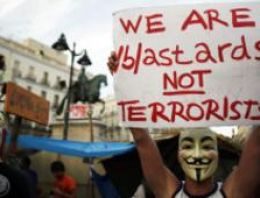 'Anonymous'un son hedefi, İspanyol polisi